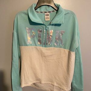 VS PINK quarter zip
